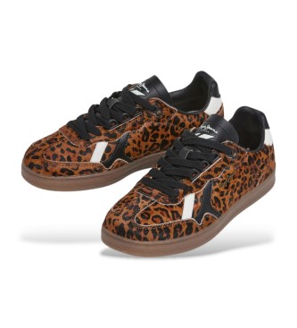 Pepe Jeans Sapatilhas Ball Print castanho