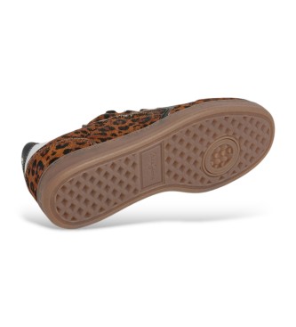 Pepe Jeans Sapatilhas Ball Print castanho