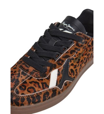 Pepe Jeans Sapatilhas Ball Print castanho