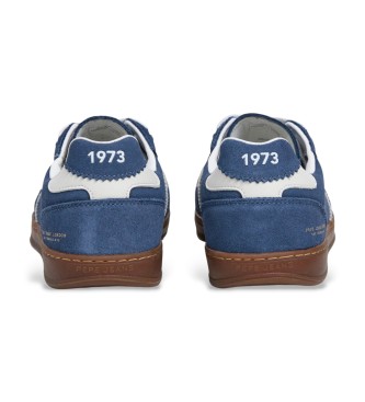 Pepe Jeans Ball Retro Leather Sneakers navy