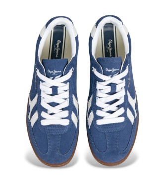 Pepe Jeans Ball Retro Leather Sneakers navy