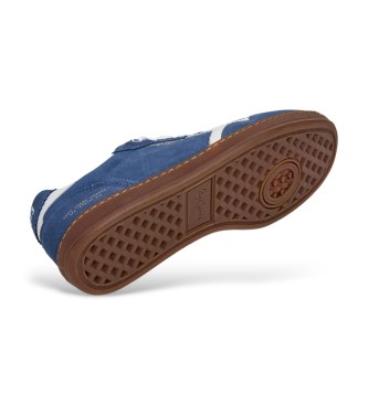 Pepe Jeans Ball Retro Leather Sneakers navy