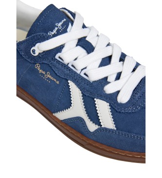 Pepe Jeans Ball Retro Leather Sneakers navy