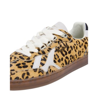 Pepe Jeans Sneakers Ball Top in pelle marrone