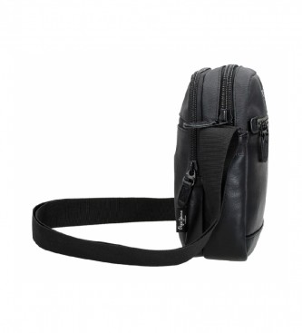 Pepe Jeans Two compartment shoulder bag Grays black