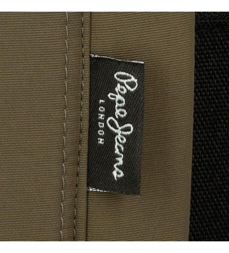 Pepe Jeans Bandolera dos compartimentos Pepe Jeans Jarvis verde oscuro