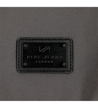 Pepe Jeans Porta comprimidos de grande saco de ombro de ferro cinzento