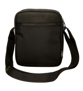 Pepe Jeans Leighton large messenger bag tablet holder black