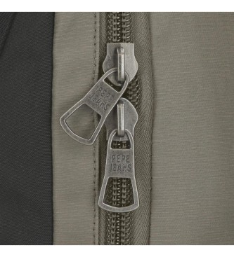 Pepe Jeans Pepe Jeans Dortmund średnia torba na ramię z dwiema przegrodami granatowa
