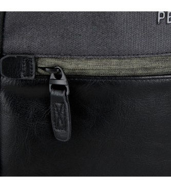 Pepe Jeans Grays medium shoulder bag black