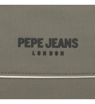 Pepe Jeans Saco de ombro Pepe Jeans Dortmund com dois compartimentos em azul-marinho