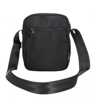 Pepe Jeans Egham shoulder bag two compartments black