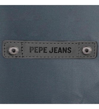 Pepe Jeans Borsa a tracolla Hatfield con due scomparti blu scuro