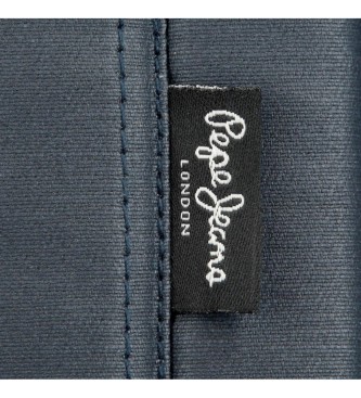 Pepe Jeans Saco de mensageiro Hatfield com dois compartimentos em azul-marinho