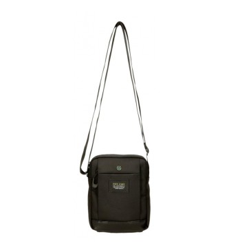 Pepe Jeans Leighton shoulder bag two compartments black