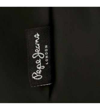 Pepe Jeans Ocean Shoulder Bag Two compartments black