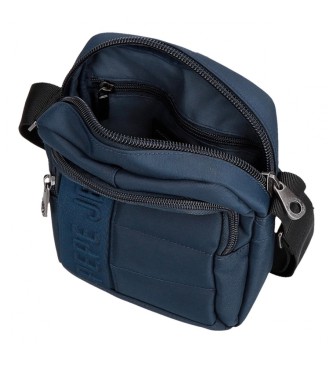 Pepe Jeans Pepe Jeans Ancor small shoulder bag two compartments navy blue