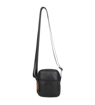 Pepe Jeans Egham small shoulder bag two compartments black