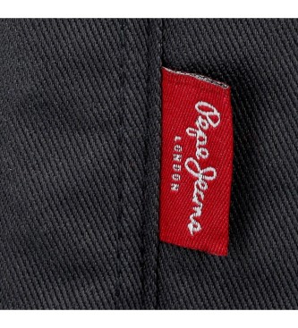 Pepe Jeans Harry Petit sac  bandoulire avec poche avant gris -15x19,5x6cm