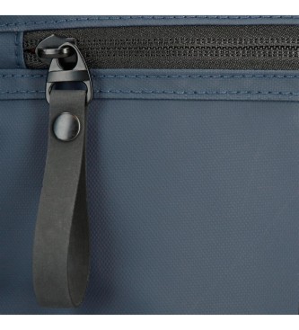 Pepe Jeans Hoxton majhna torba za čez ramo z dvema predelkoma mornarsko modra
