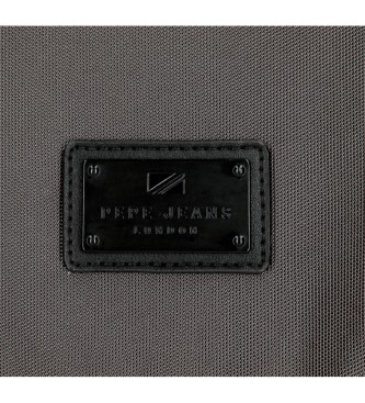 Pepe Jeans Borsa Peque a Pepe Jeans Iron a tracolla con tasca frontale -15X19,5X6cm-