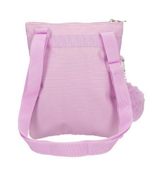 Pepe Jeans Sandra pink flat shoulder bag