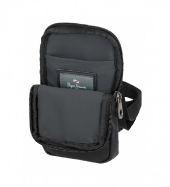 Pepe Jeans Hatfield torbica za mobilni telefon črna