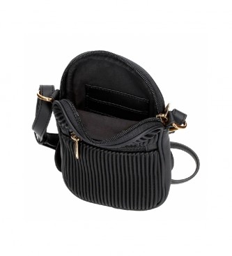 Pepe Jeans Aurora mobile phone shoulder bag black -11x17,5x2,5cm