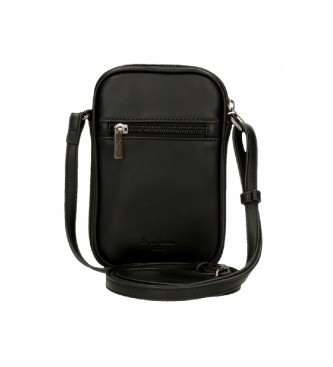 Pepe Jeans Bea mobile phone shoulder bag black -11x17,5x2,5cm