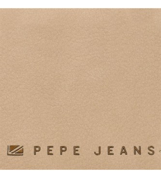 Pepe Jeans Caixa para telemvel Diane com porta-cartes bege -9,5x16,5cm