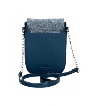 Pepe Jeans Maddie sac  bandoulire pour tlphone portable bleu -13,5x17,5x4cm