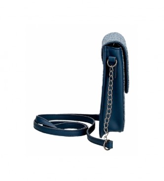 Pepe Jeans Borsa tracolla porta cellulare blu Maddie -13,5x17,5x4cm-