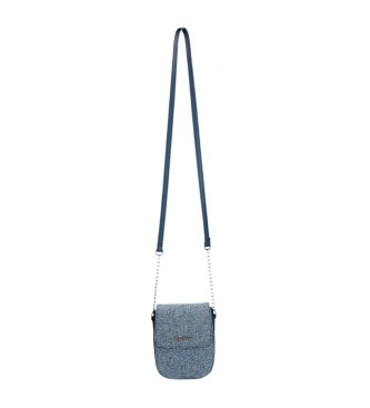 Pepe Jeans Maddie torbica za mobilni telefon modra - 13,5x17,5x4cm