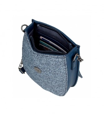 Pepe Jeans Maddie sac  bandoulire pour tlphone portable bleu -13,5x17,5x4cm