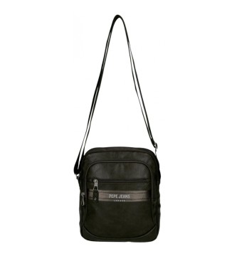 Pepe Jeans Borsa a tracolla porta tablet Horley due scomparti nera