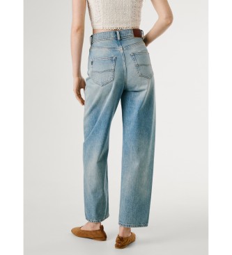Pepe Jeans Jeans Barrel Addison niebieski
