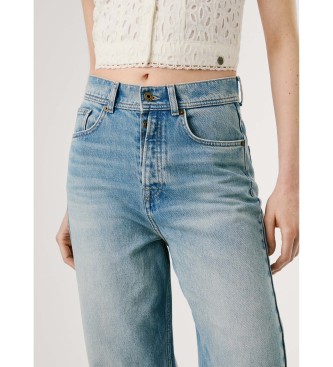 Pepe Jeans Jeans Barrel Addison niebieski