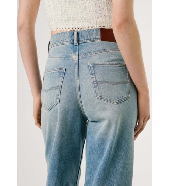 Pepe Jeans Jeans Barrel Addison niebieski