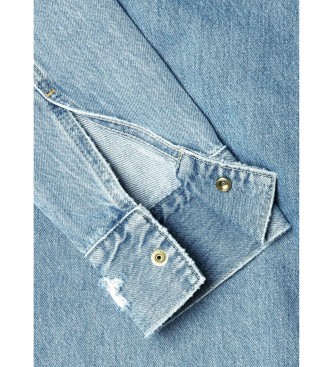 Pepe Jeans Camisa azul Bart