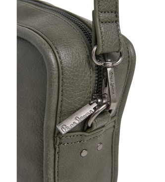 Pepe Jeans Bassy Code groene schoudertas