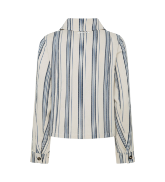 Pepe Jeans Casaco Bea branco, azul