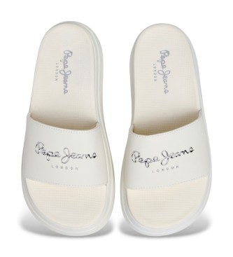 Pepe Jeans Bella Log Sandalen wit