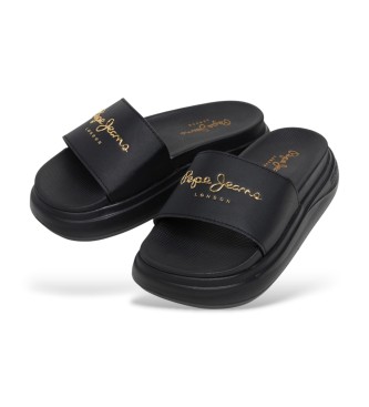 Pepe Jeans Bella Log Sandalen schwarz