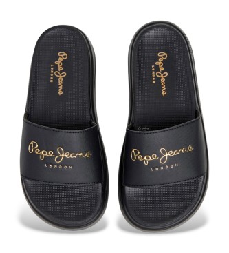 Pepe Jeans Bella Log Sandalen schwarz