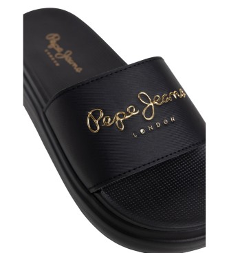 Pepe Jeans Bella Log Sandalen schwarz