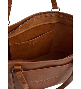 Pepe Jeans Bellamie brown handbag