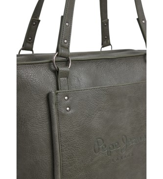 Pepe Jeans Bellamie green handbag