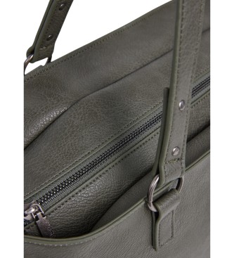 Pepe Jeans Bellamie green handbag