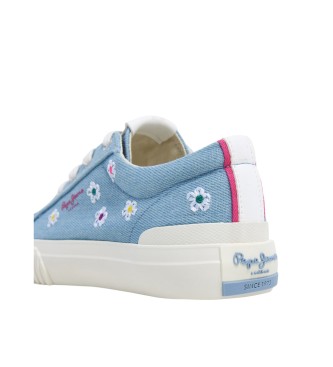 Pepe Jeans Ben Denim G Baskets bleu