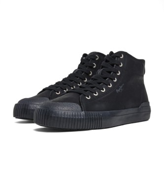 Pepe Jeans Ben Moon Sneakers zwart 